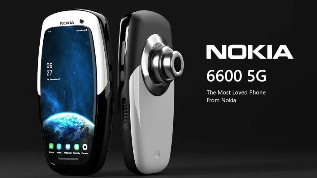Especificações do Nokia 6600 5G: câmera de 108MP, bateria de 6900mAh!