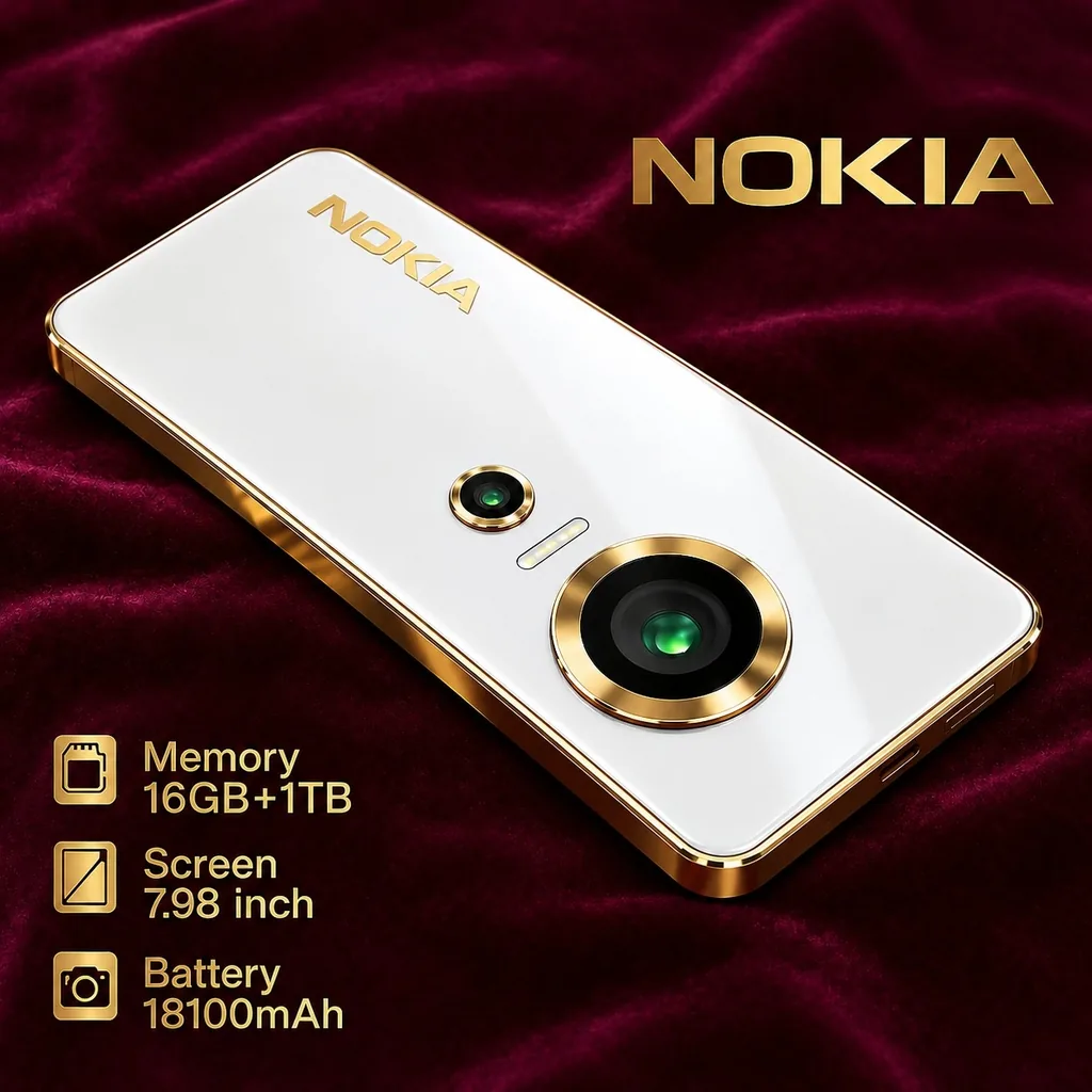 Nokia Wind Max Pro 2026 — Especificações: câmeras de 200MP e bateria de 18100mAh!